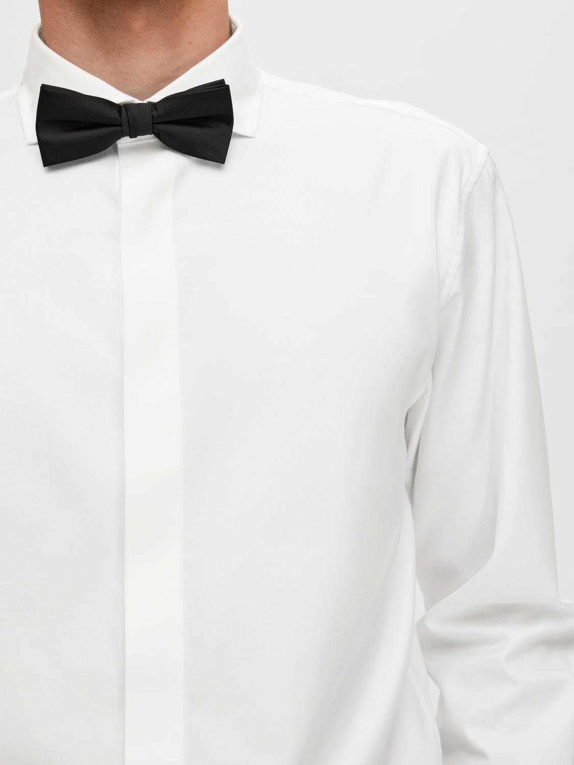 Ethan Slim Tux Skjorte - Hvit/ Bright White